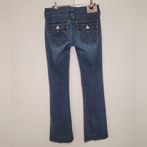 90s Y2K True Religion Becky Jeans Low Rise Bootcut sz 28